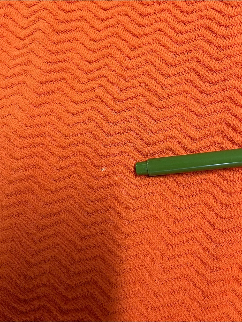 SOLID & STRIPED Orange Knit Maxi Skirt - Picture 5 of 9